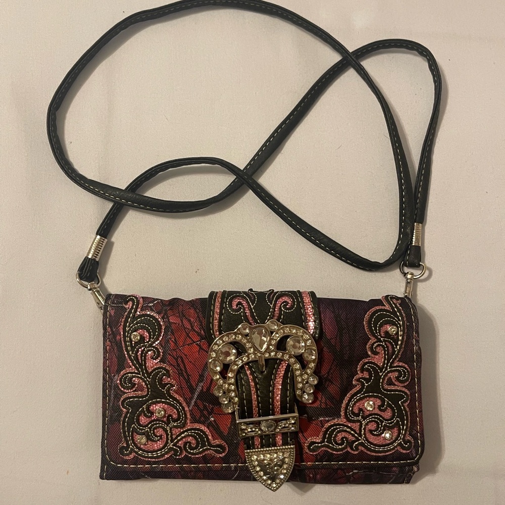 Camouflage/ Western‎ / over the shoulder handbag - Picture 3 of 5